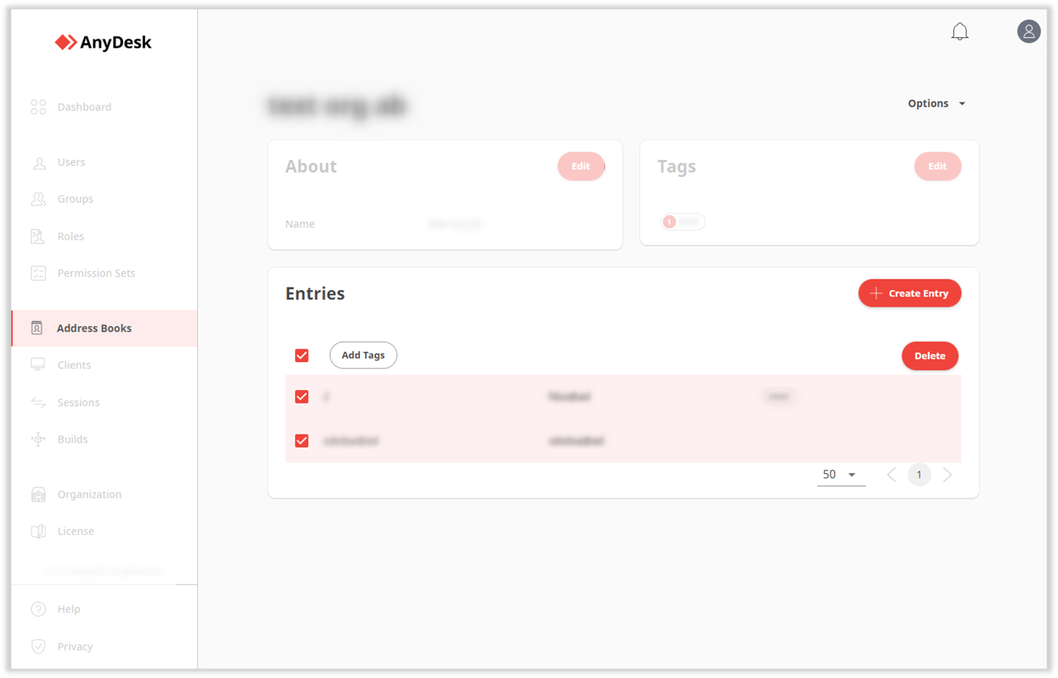 Address Books Management